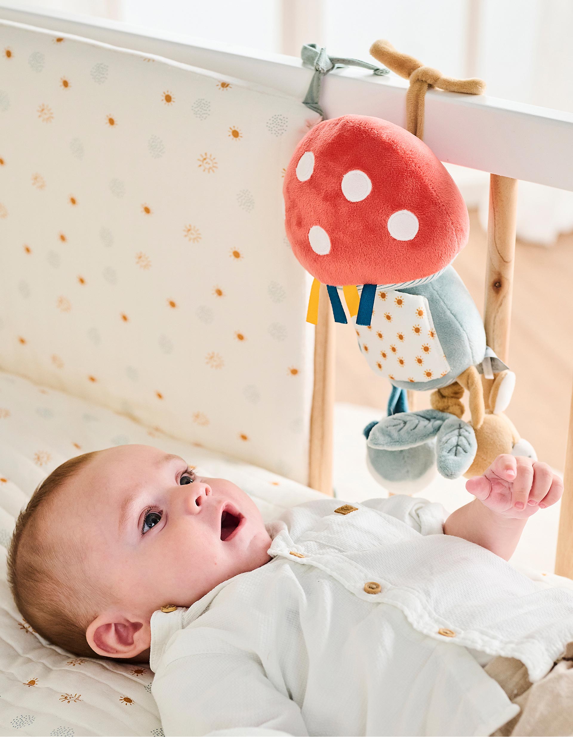 Peluche De Atividade Nattou Cogumelo 0M+