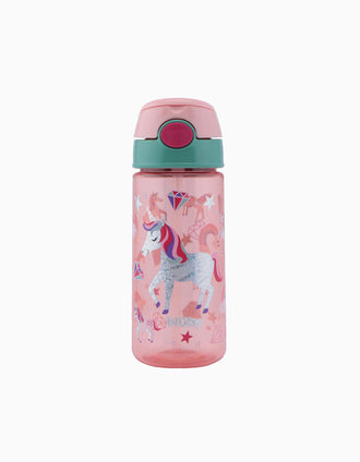 Copo de Aprendizagem Com Palha Nuby 540Ml 36M+, Pink Green