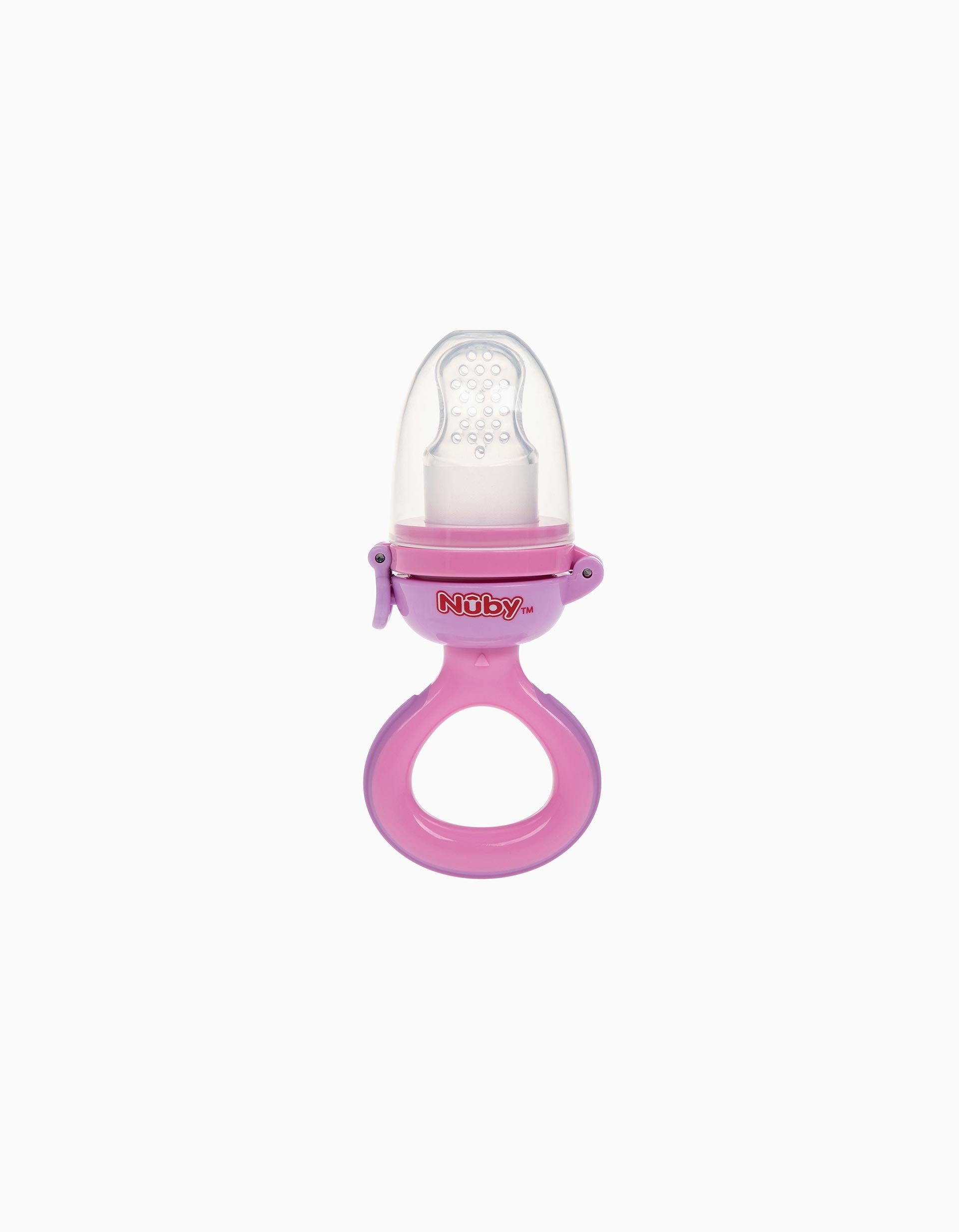 Alimentador de Silicone Nuby 6M+, Pink