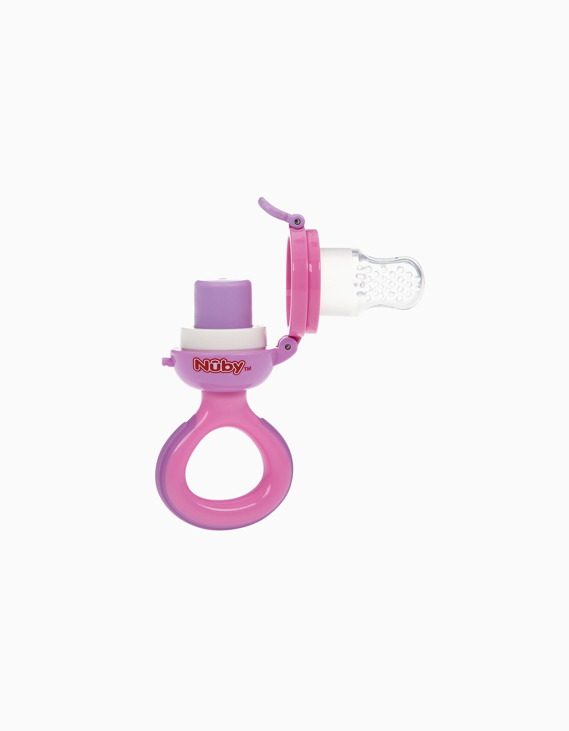 Alimentador de Silicone Nuby 6M+, Pink