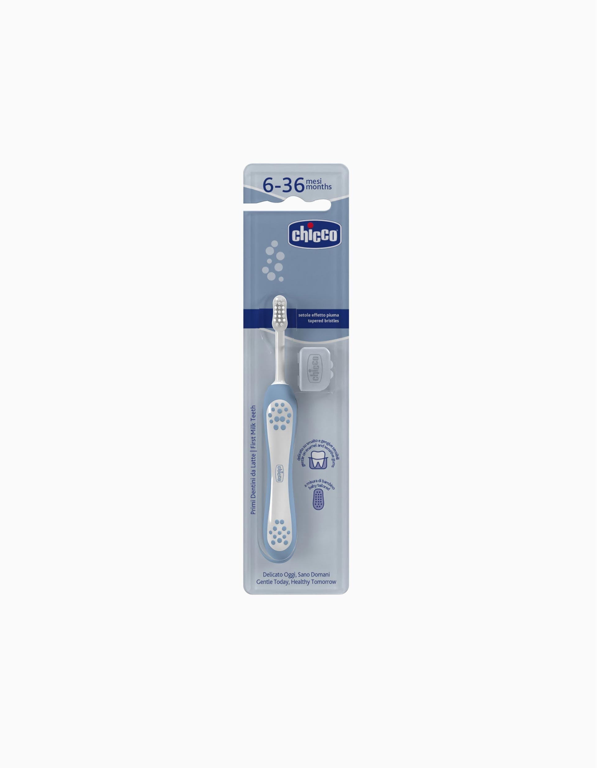 Escova Primeiros Dentes Blue  Chicco 6-36M