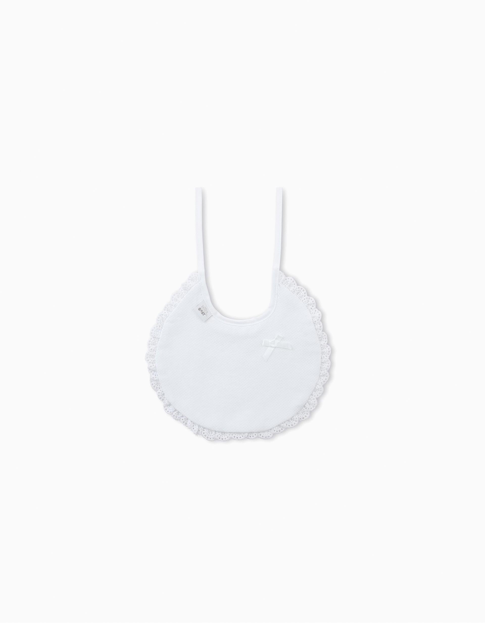 2 Babete Clássico  White/Grey Unissex Interbaby